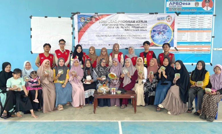 Kreatif! KKNT Desa Kaluku Bikin Nugget Ikan Tongkol untuk Cegah Stunting