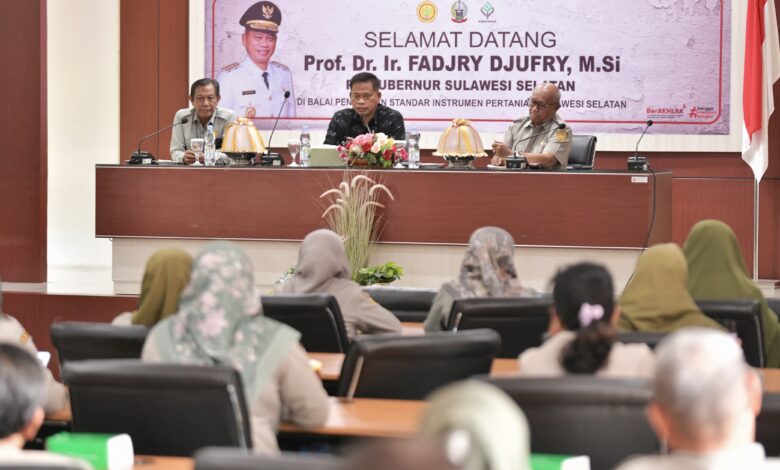 Sulsel Berjuang Keluar dari Zona Merah, Targetkan Swasembada Pangan