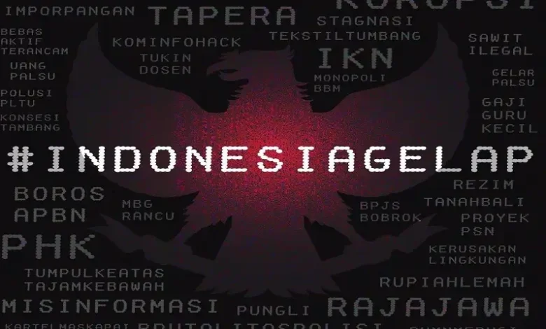 Tagar #IndonesiaGelap Trending! Mahasiswa Serukan Aksi Nasional Tolak Kebijakan Prabowo