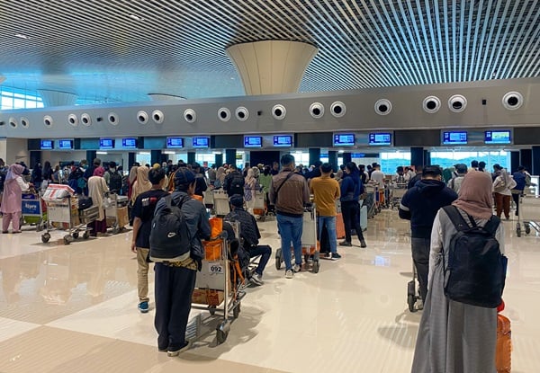 Bandara Sultan Hasanuddin Mulai Padat, Puncak Arus Balik Diprediksi Akhir Pekan Ini