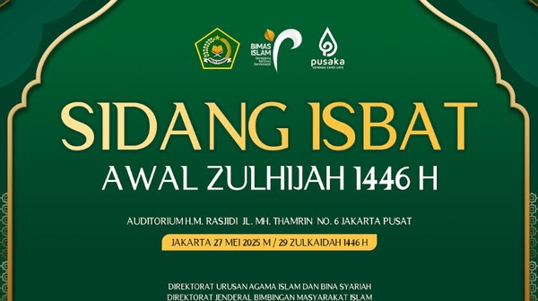 Idul Adha 2025 Tanggal Berapa? Hasil Sidang Isbat Diumumkan Malam Ini!