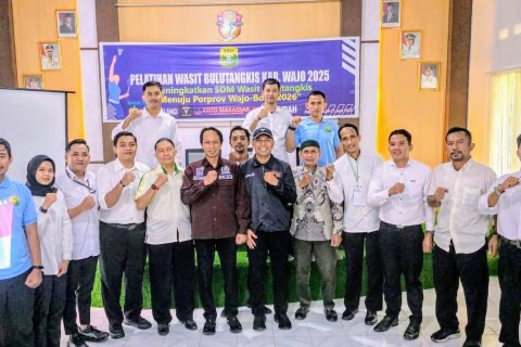 Siapkan Porprov 2026, PBSI Wajo Gelar Pelatihan Wasit Bulutangkis Akbar Setelah Dua Dekade!
