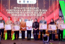 Pemkab Wajo Raih Juara III Paritrana Award 2024, Bukti Komitmen Kuat Lindungi Pekerja Lokal