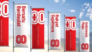 Kemensetneg Resmikan Banner HUT RI Ke-80, Lengkap Aturan Pemasangan Ketat