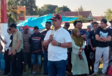 Bupati Wajo Resmikan Turnamen Sepak Bola Pemuda Pancasila Cup 1 di Pammana