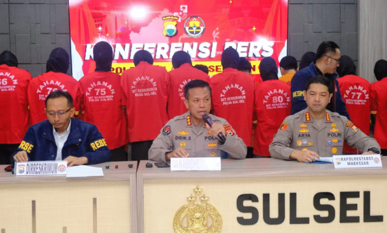 Polisi Tetapkan 29 Tersangka Kasus Pembakaran Kantor DPRD Sulsel dan Makassar