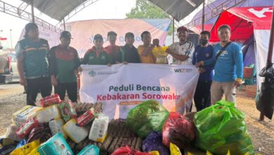 WIZ Wajo Berikan Bantuan Awal ke Korban Kebakaran di Sorowako