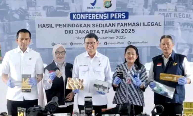 BPOM Bongkar Gudang Obat Ilegal Rp 2,74 Miliar di Jakbar, Isinya Didominasi Obat Kuat Berbahan Sildenafil Berisiko Kematian Mendadak