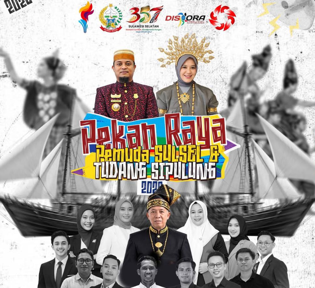 Poster Bugis Pekan Raya Pemuda Sulsel Dan Tudang Sipulung Resmi Digelar di Pakui ...